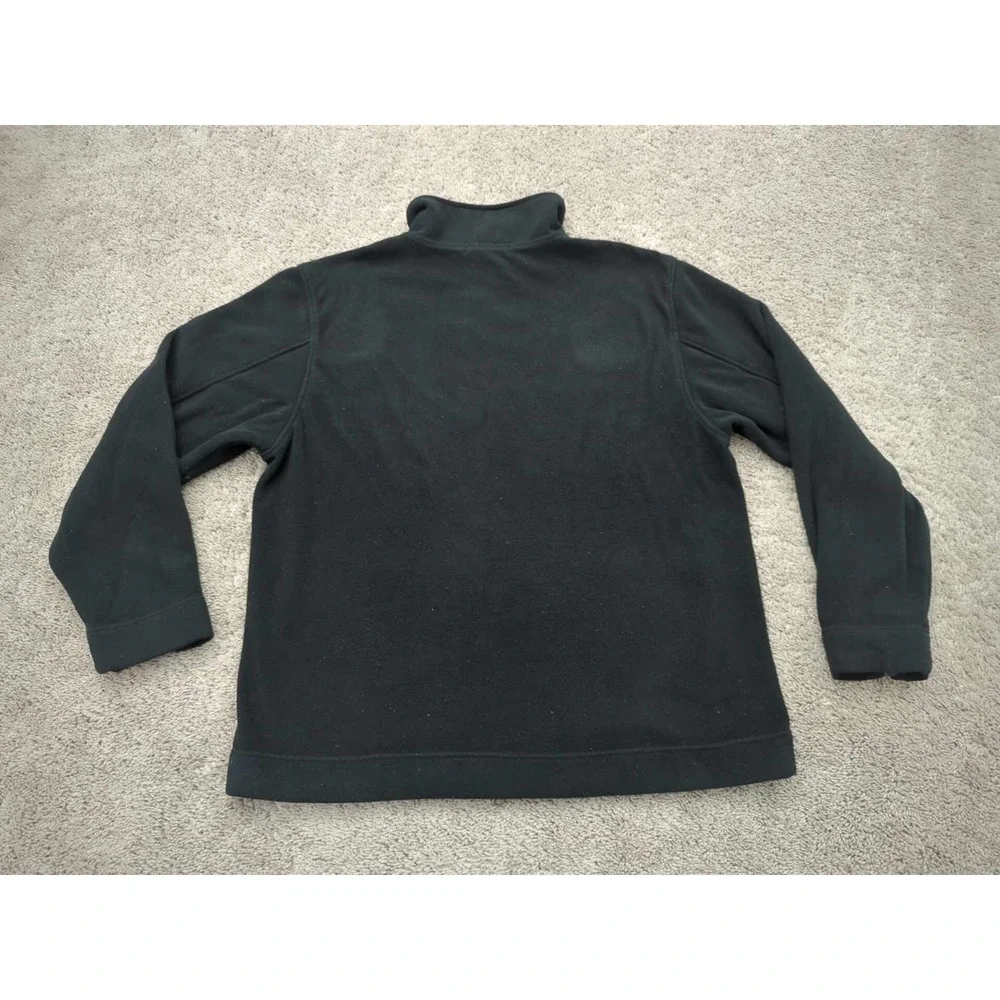 Banana Republic Jacket Mens XL Black Long Sleeve Full Zip Fleece Casual‎
